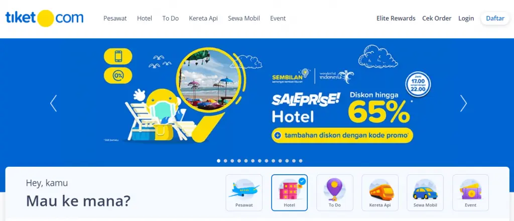 Question headline Tiket